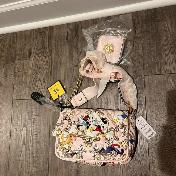 NEW Disney x ALDO Pink Crossbody Bag - Picture 5 of 8